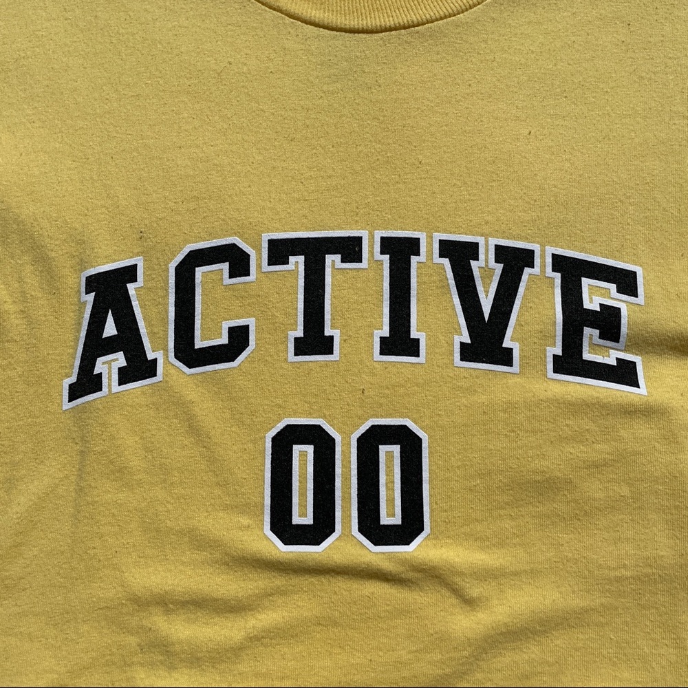 Yellow Active Ride Shop T-Shirt - Picture 2 of 3